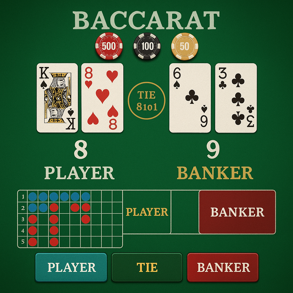 Rockstar Casino - Baccarat - Jeu de Table en Ligne